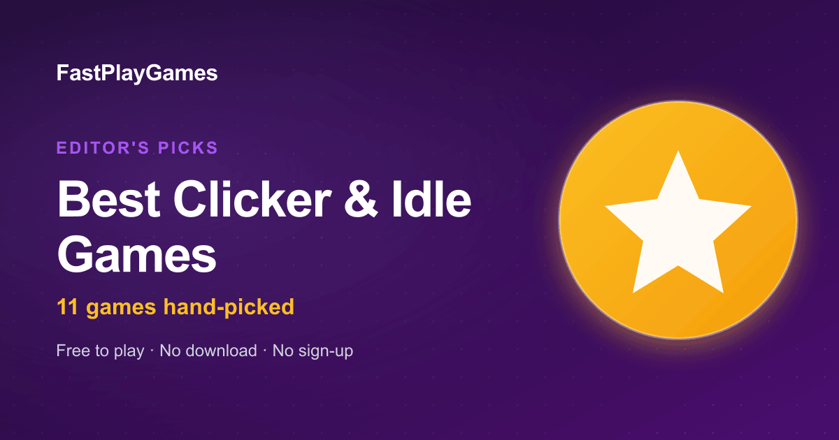 Best Free Clicker & Idle Games Online 2026 | Top Incremental Games