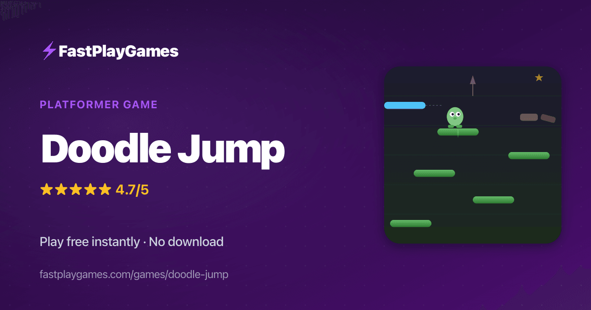 Doodle Jump — Free Platformer Game | Play Online | FastPlayGames