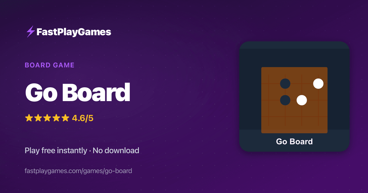Go Board Control Go Board — Free Board Game | Play Online | FastPlayGames