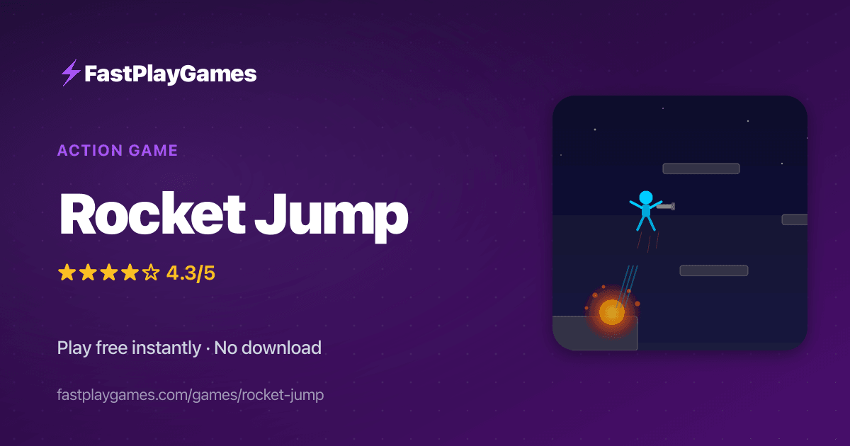 Rocket Jump — Free Action Game | Play Online | FastPlayGames